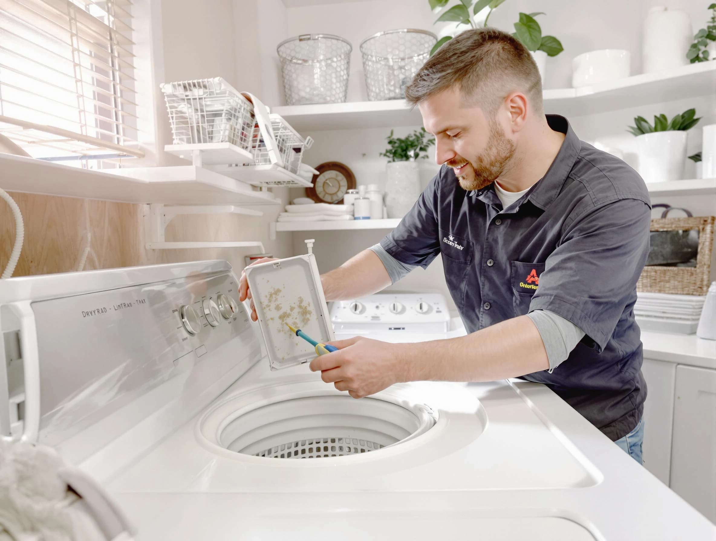 Cleaning Dryer Lint Trap in Phoenix