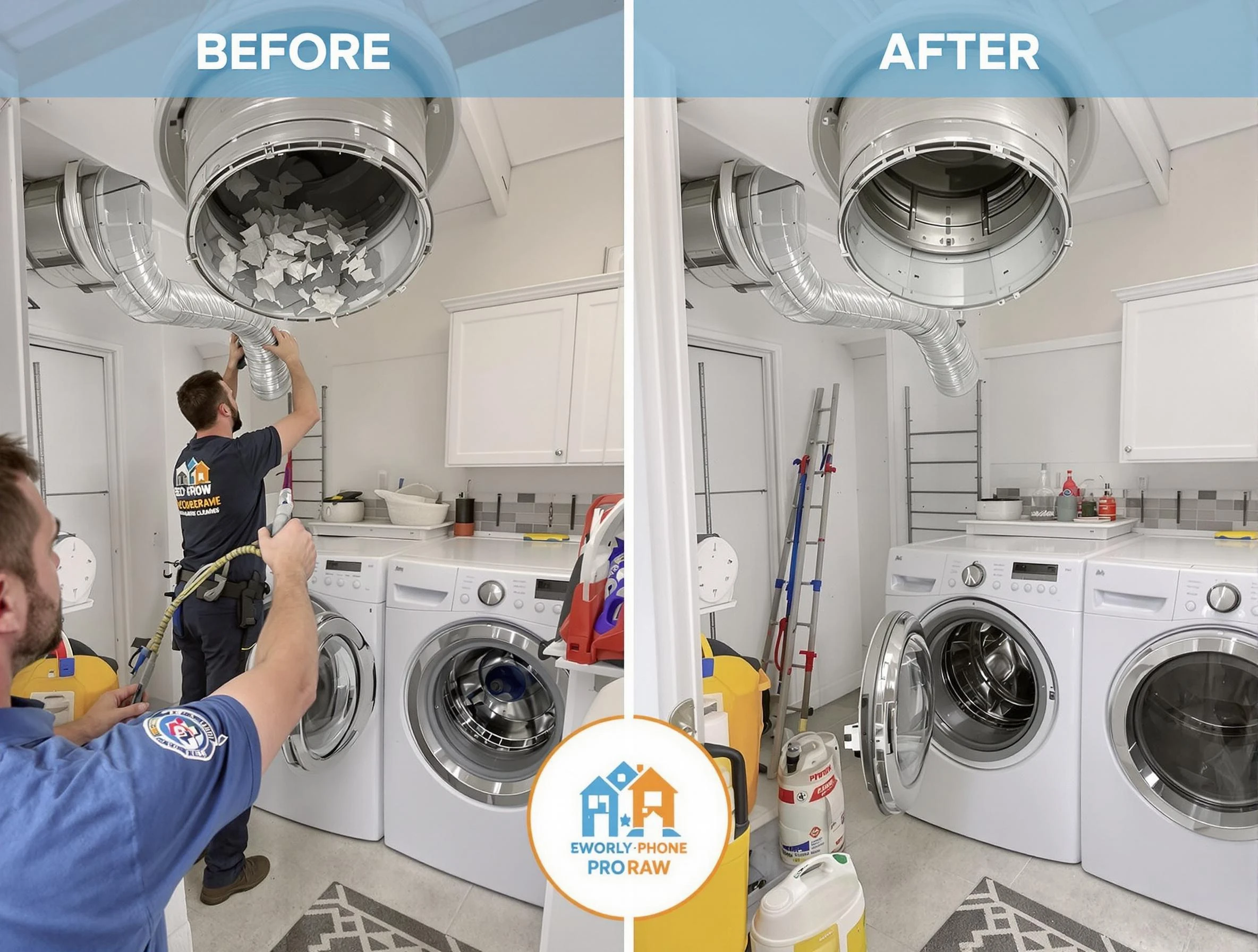 Residential dryer vent cleaning by Phoenix Dryer Vent Cleaning in Phoenix